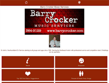 Tablet Screenshot of barrycrocker.com